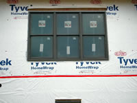 New home construction windows