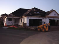 Typical subdivsion home - roof is on and ready for siding